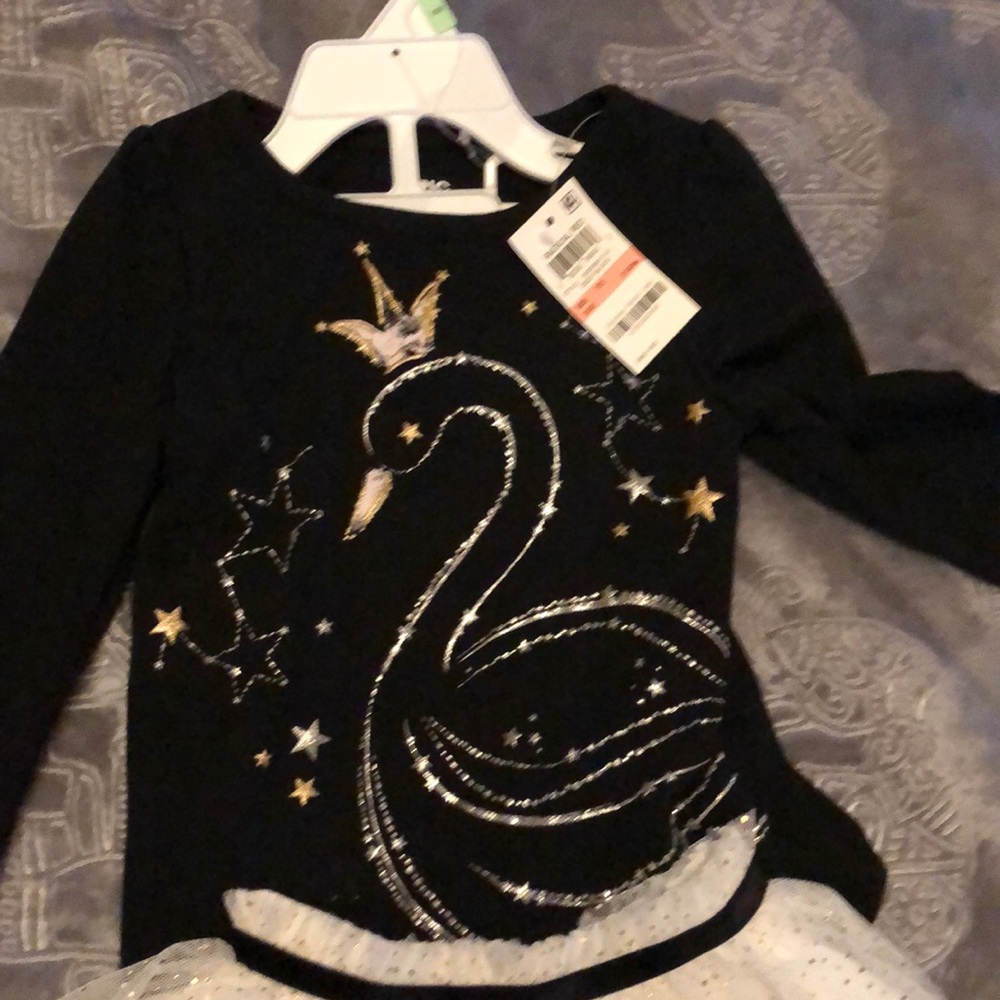 NWT- 3 piece tutu outfit 2T- adorable